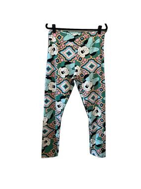 Lularoe Curvy pink and teal Minnie Mouse Leggings Tall and Curvy TC